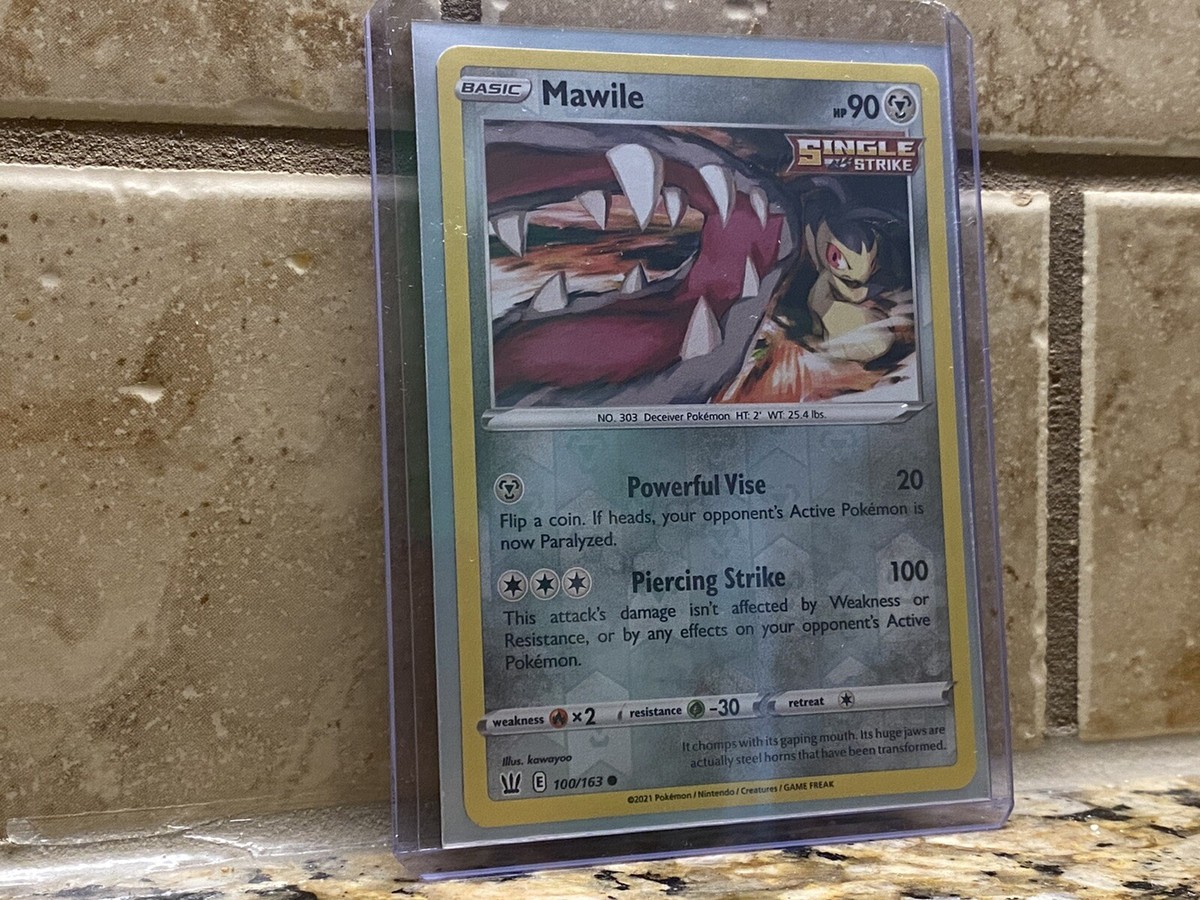 Reverse Holo SINGLE STRIKE MAWILE Pokmon TCG Battle Styles 100/163 - NEW |  eBay