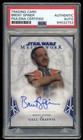 Brent Spiner PSA/DNA Auto #96/99 Star Wars Masterwork Gall Trayvis Topps Card