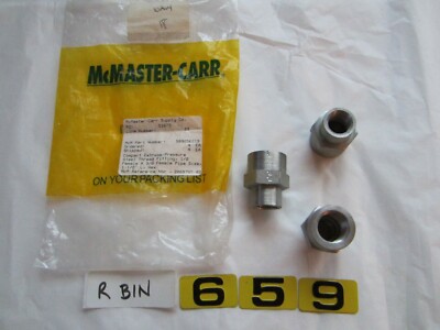 MCMASTER-CARR 50925K219 COMPACT EXTREME-PRESSURE STEEL FITTINGS   LOT OF 3