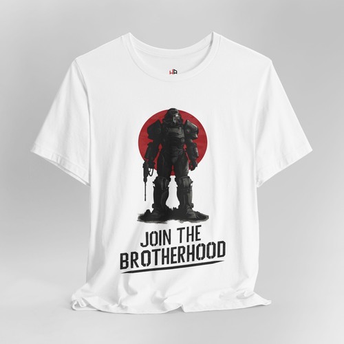 Fallout Join the Brotherhood Shirt Power Armor Gamer Gift - Picture 3 of 10