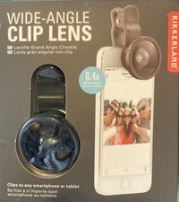 Kikkerland Wide-Angle Clip Lens for Smartphone or Tablet 0.4x wide angle