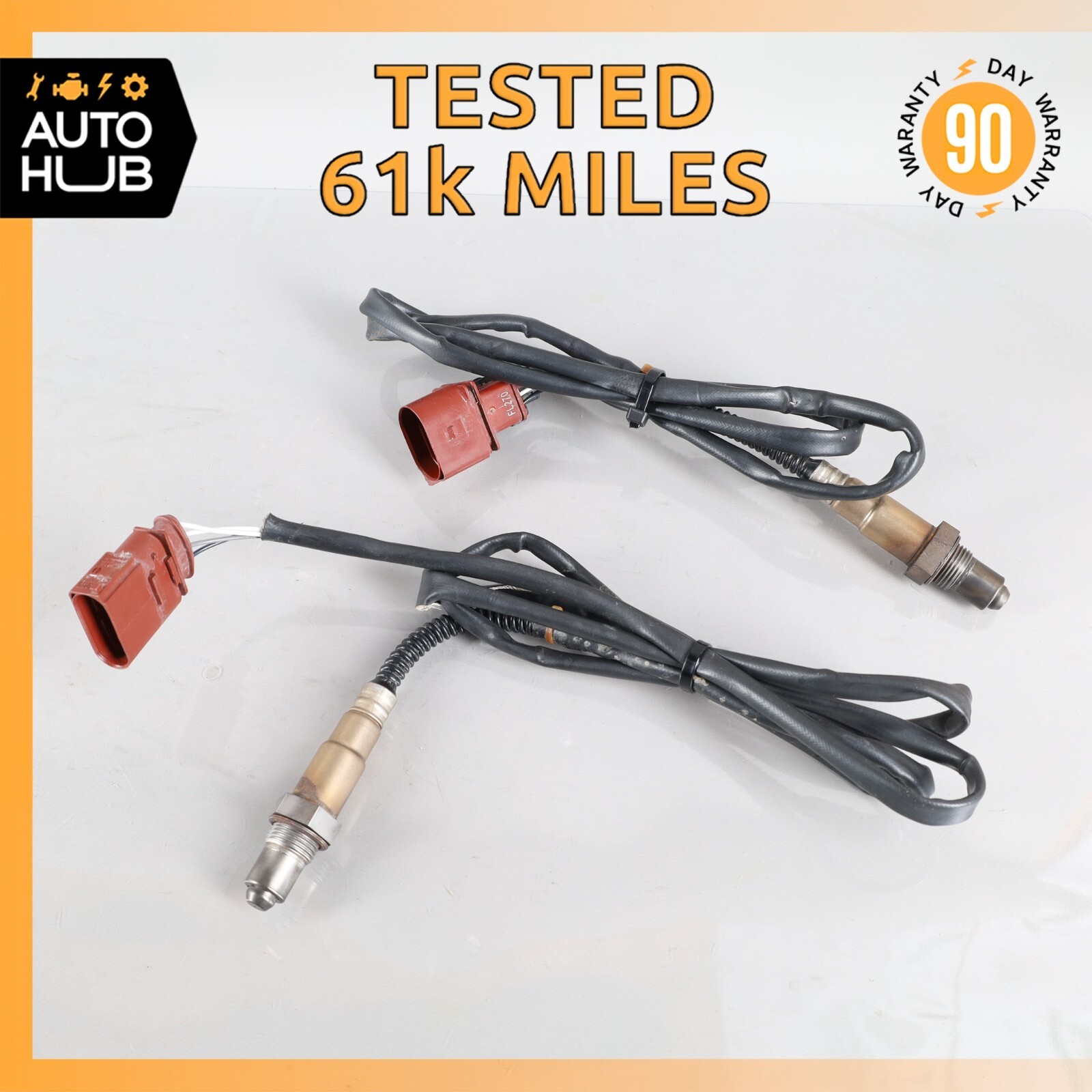 Bentley Continental GT GTC 6.0L Front & Rear Oxygen O2 Sensor Lambda Set of 2