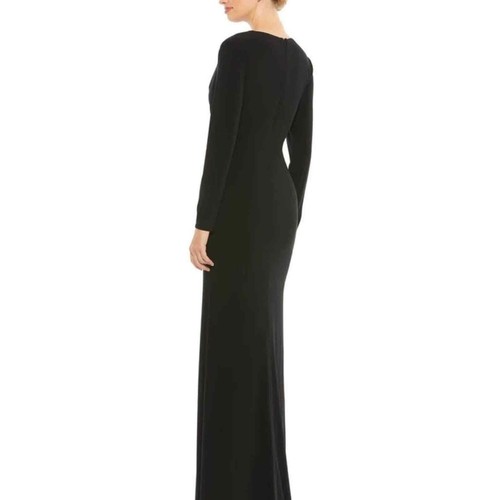 NWT Ieena By Mac Duggal Black dress Style No. 26686 - size. 6 - Picture 3 of 12