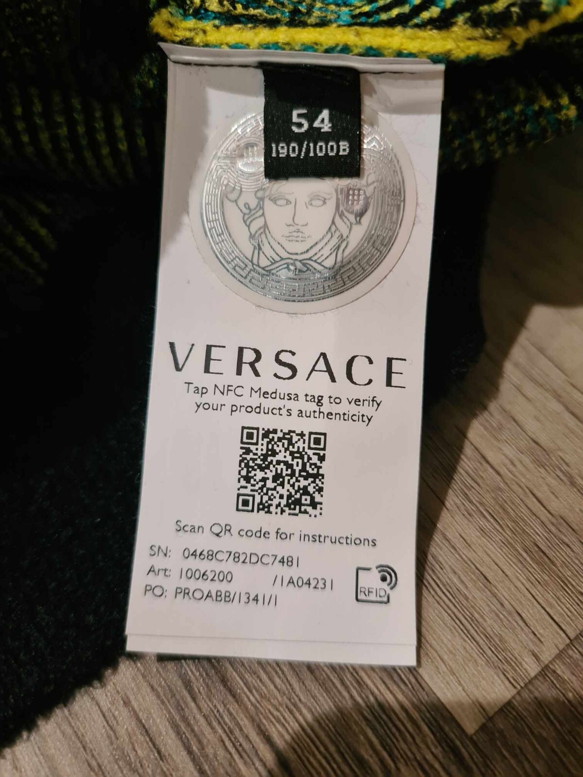 VERSACE Leopard Pattern Button Up Cardigan Sweate… - image 10