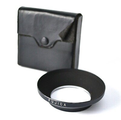 Fuji Fujica 29-47mm Wide Angle Lens Hood & Original Case