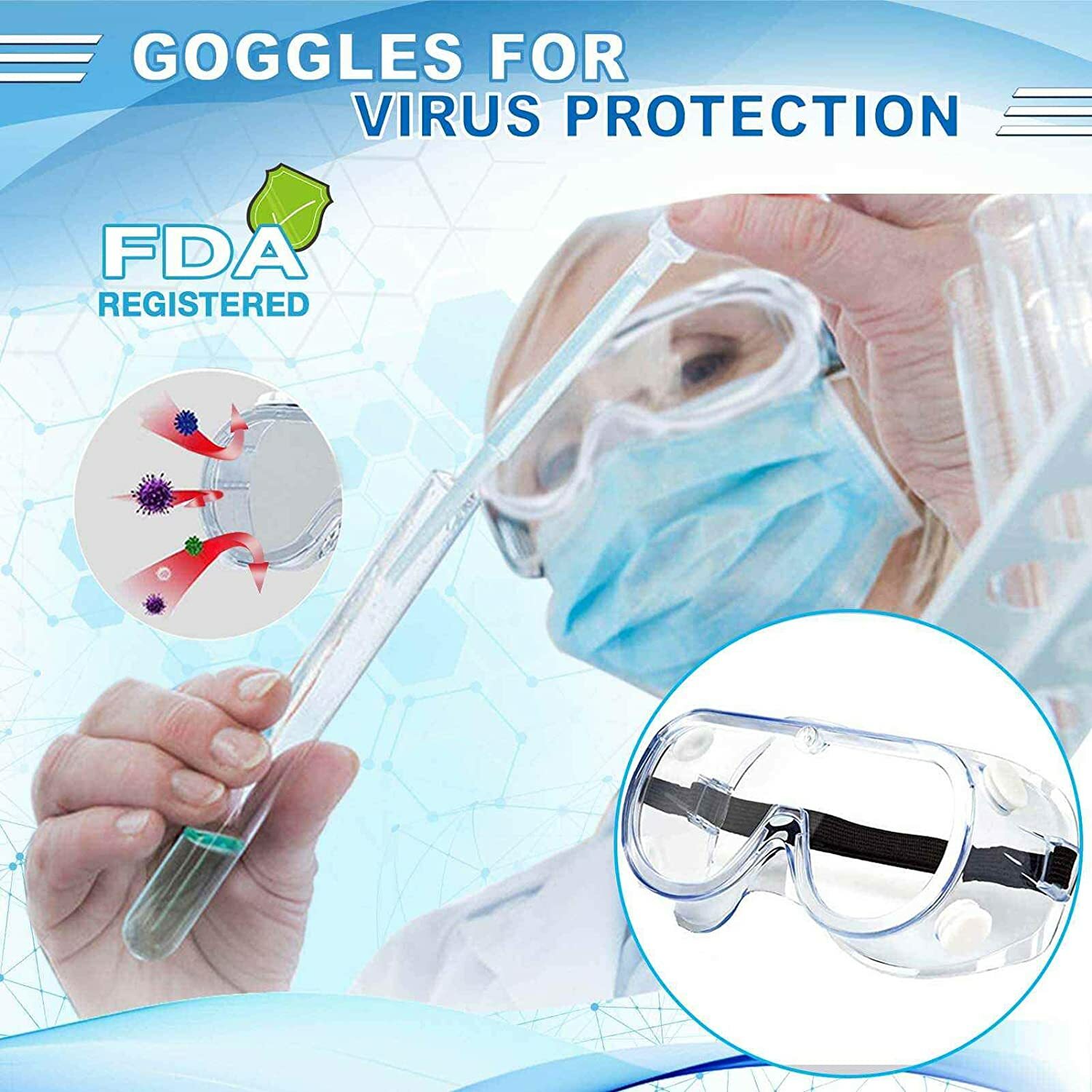 Woodpecker Medical Dental Anti Fog Safety Goggles Over Glasses Lab Works Eyewear eBay