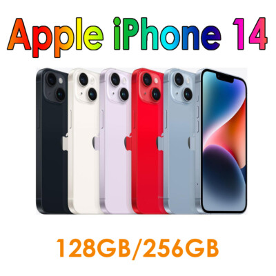 Apple iPhone 14 128GB/256GB Ohne Simlock Simfree 5G 6,1Zoll Dual SIM