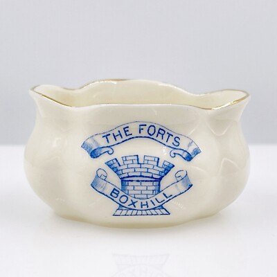 C.MC.DMANN & CO LTD HANLEY - MODELL DER POSY VASE / ZUCKERSCHALE - DIE FORTS BOXHILL