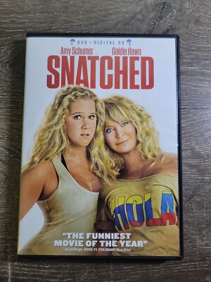 Snatched (DVD, 2017) Digital HD. Amy Schumer & Goldie Hawn