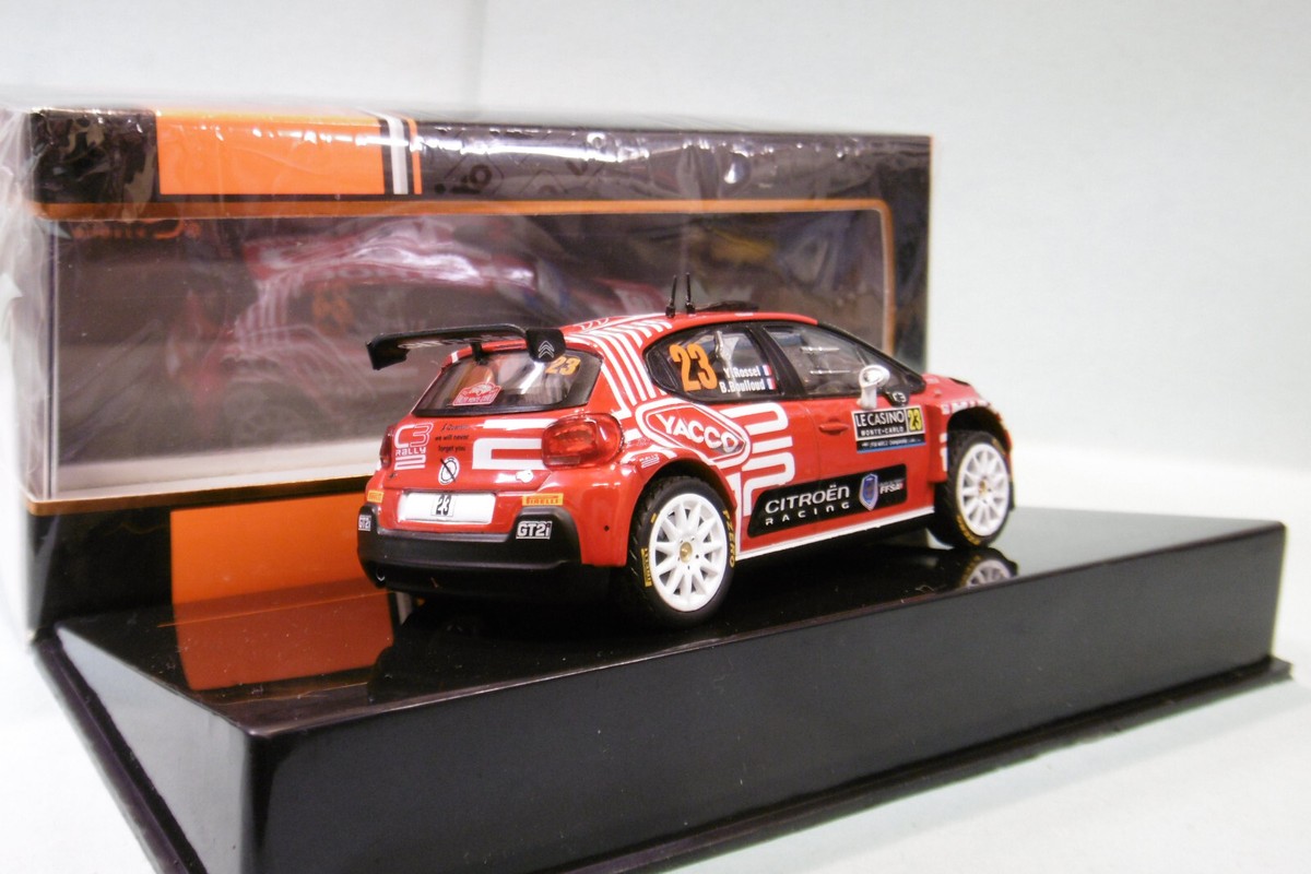 Ixo CITROEN C3 RALLY2 #23 Rallye Monte-Carlo 2022 Rossel - Boulloud RAM843 1/43