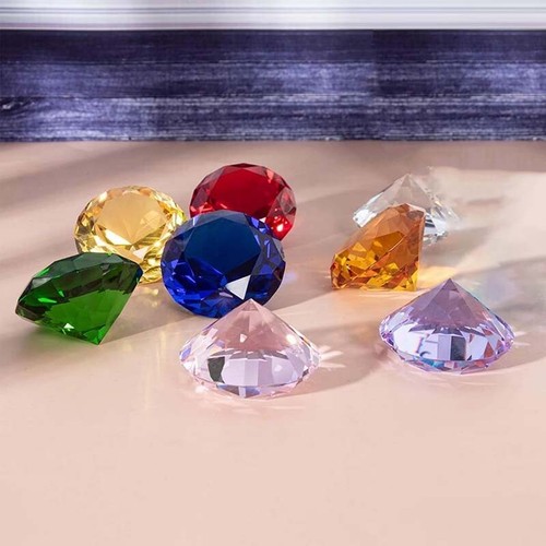 Colorful Glass Crystal Rhinestones Diamond 20mm 30mm 40mm 50mm Decorative - Picture 4 of 19