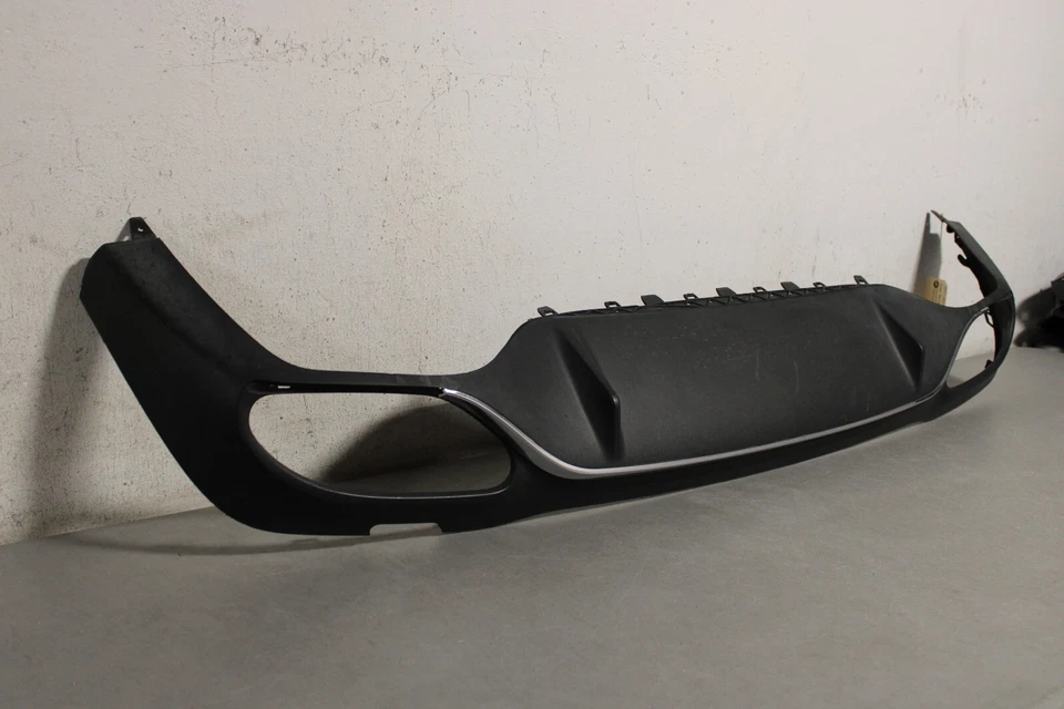 2017 2021 MERCEDES BENZ E300 REAR BUMPER LOWER VALANCE DIFFUSER TEXTURED - Image 2 of 4