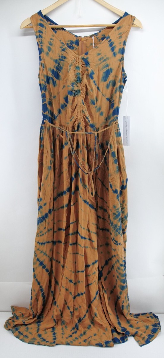 chinese dress ladies Young Fabulous & Broke Tie Dye Maxi Dress (M)  The Wandering Wardrobe Truck