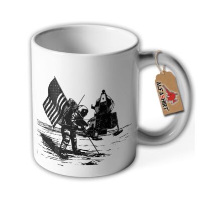 Tasse Apollo 11 Neil Armstrong Buzz Aldrin Mondlandung 1950 Menschheit #38941
