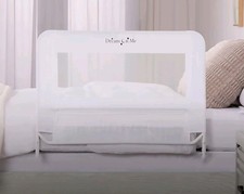 Dream On Me Toddler Safety Bed Rail Guard Adjustable with Anchor 33"x 23", White
