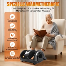 Fuß- & Wadengermät mit Heizfunktion - Shiatsu Massage lindert Plantarfasziitis