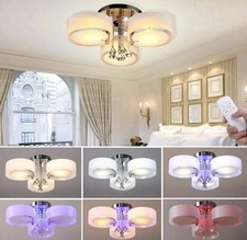 Brand new 3 head LED ceiling lamp light chandelier with remote! Color changing