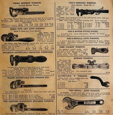 1917 Wrench Tools Advertisement Chas Miller Trimo Red Devil Walco Billings F15A