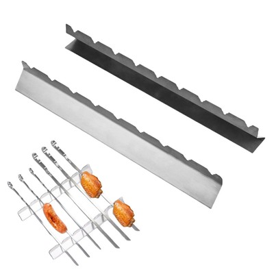 Support Barbecue Grill Barbecue Brochette Support pour Barbecue Pratique et Sûr