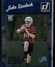 2016 Donruss #318 Jake Rudock Stat Line Season #/389