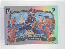 TREVEYON HENDERSON 2025 DONRUSS DOWNTOWN ROOKIE SP SMALL SCRATCH RC Q1271