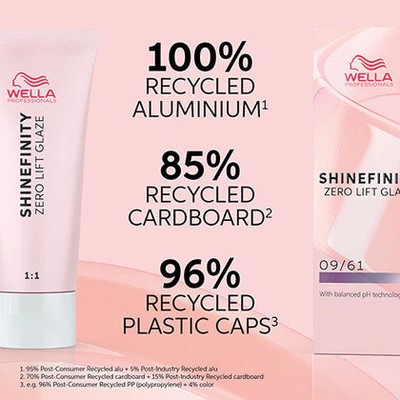 3 Pack Wella Shinefinity Zero Lift Glaze 2 oz 09/65 Very Light Blonde Violet