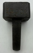 Vintage I.R.D. Co. Old Blacksmith’s Anvil Hardy Blacksmithing Bottom Swage Tool