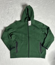 Nike Tech Fleece Windrunner Full-Zip Hoodie Gorge Green FQ1883-341 Mens Size 2XL