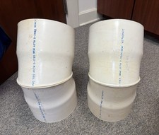 8  45 Degree Northern Pipe Schedule 40 PVC Elbow. 2 available. 