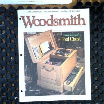 WOODSMITH Vol. 19 Issue 109 - TOOL CHEST, FULL MORTISE LOCK, KNIFE RACK, DESK