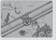 2012-13 Certified Printing Plate Black 1/1 Nicklas Backstrom David Krejci 0c3