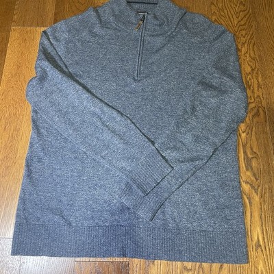 Smartwool Sparwood Men's Half Zip Sweater Mock Neck Soft Merino Wool Blend XL