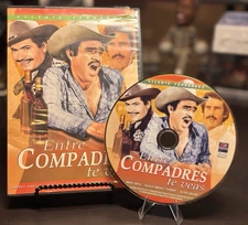 Entre Compadres Te Veas DVD Vicente Fernandez Spanish Comedy Tested