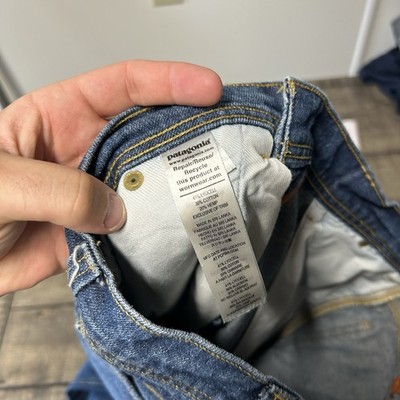 Patagonia Hemp Denim 5 Pocket Carpenter Work Pants Workwear Jeans