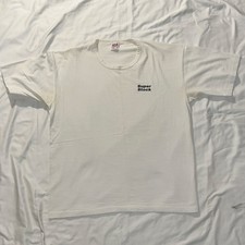 Anvil Super Stock Men's White Cotton T-Shirt Pre-Shrunk Made in USA XL