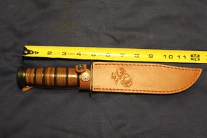 Knife USMC Leather Sheath M-122MR-SO
