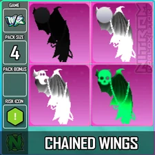 Roblox World Zero WZ - 4 PACK - CHAINED WINGS