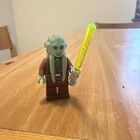 Lego Star Wars Kit Fisto Minifigure Sw0163  With Lightsaber