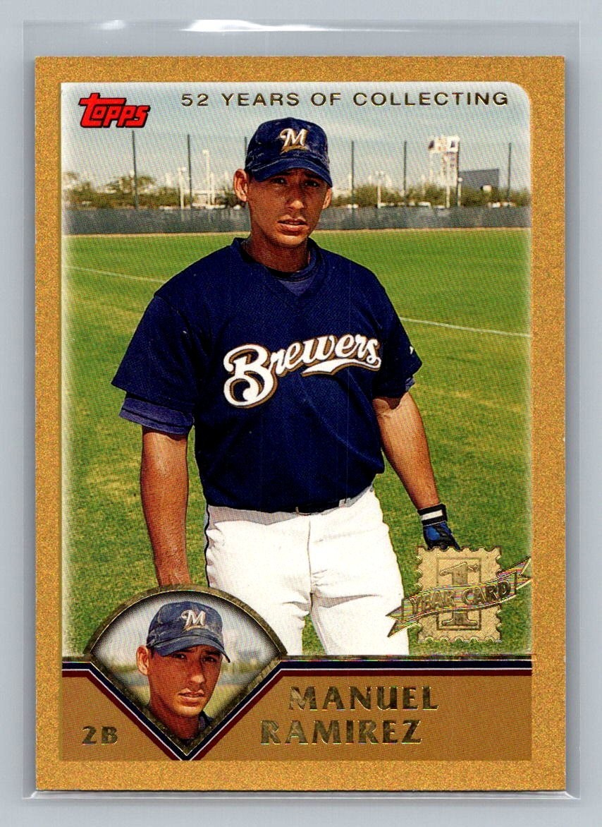 Manuel Ramirez #295 2003 Topps Gold Milwaukee Brewers SN/2003