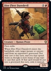 Dire Fleet Daredevil - Rare - Commander Legends: Battle for Baldur's Gate #788/1080