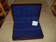 STERLING SILVER PLATE STAINLESS SILVERWARE FLATWARE STORAGE BOX CHEST CASE 238