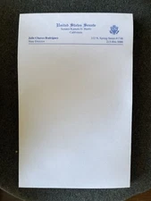 UNITED STATES SENATE SENATOR KAMALA HARRIS STATIONARY PAD