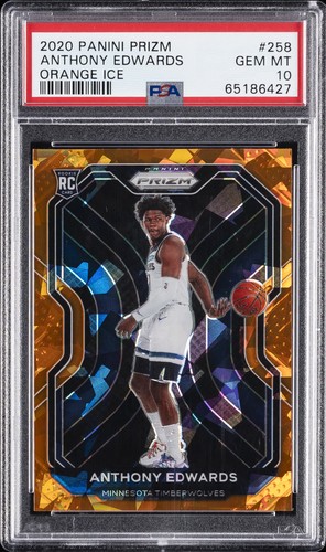 2020 Anthony Edwards [Orange Ice Prizm] #258