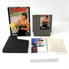 Rambo Nintendo NES No Manual Box Sleeve Poster Booklet Tested
