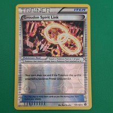 Pokemon TCG Groudon Spirit Link 131/160 XY Primal Clash Rev Holo Unc Eng 2015
