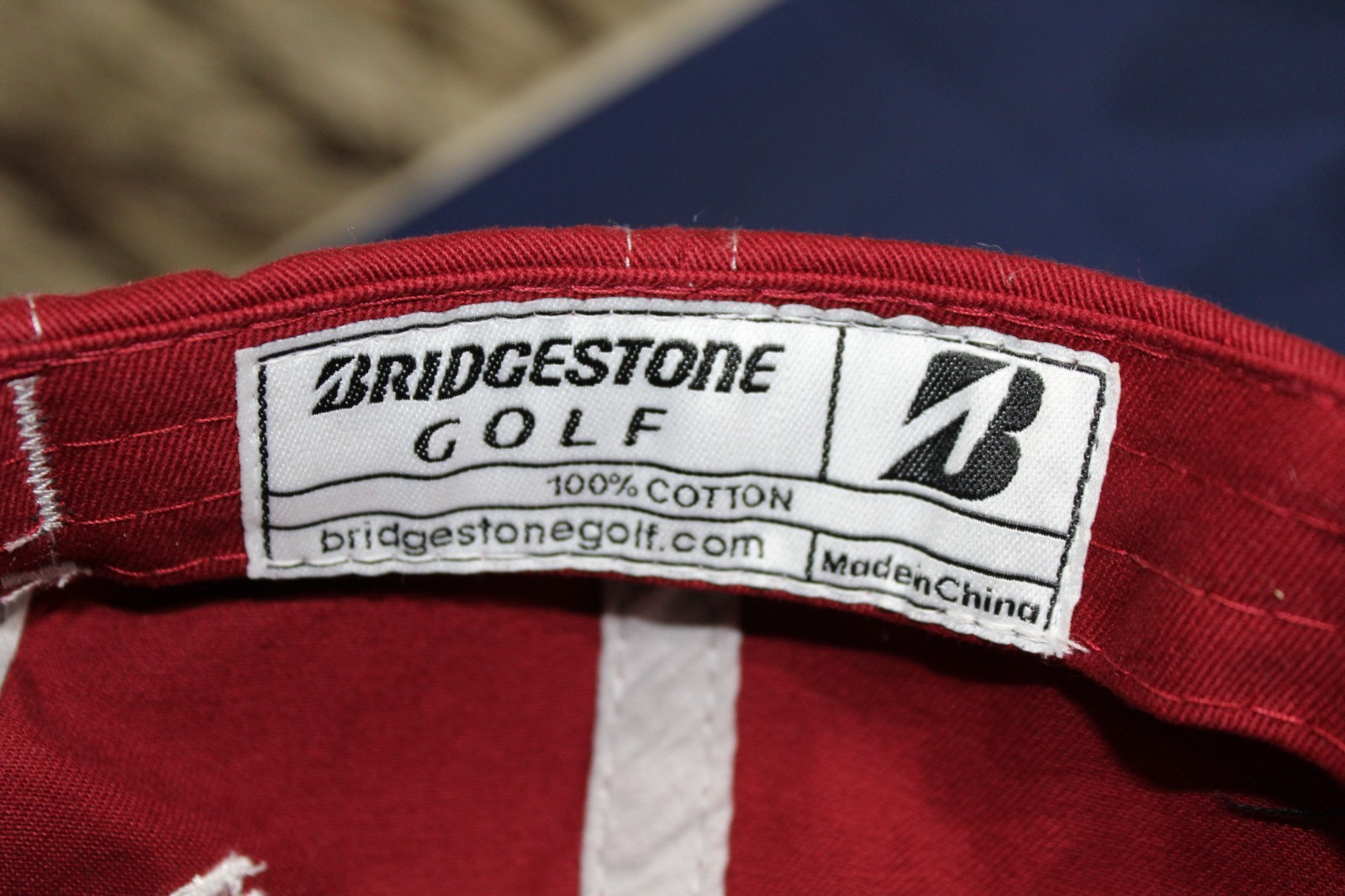Bridgestone Golf Hat - Adjustable Strap - Cardina… - image 7