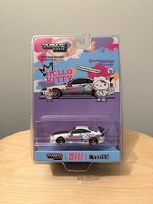 Tarmac Works x Hello Kitty x Vertex 1:64 Nissan Silvia S15 Drift Car New