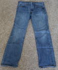 Levi's 501 Mens Straight Leg Jeans W32 L32 "light wear" Light Wash buttons 32x32 — photo 1