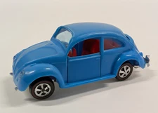 Vintage Free Wheeler Durham Industries Inc. Blue Volkswagen VW Beetle Bug 8013