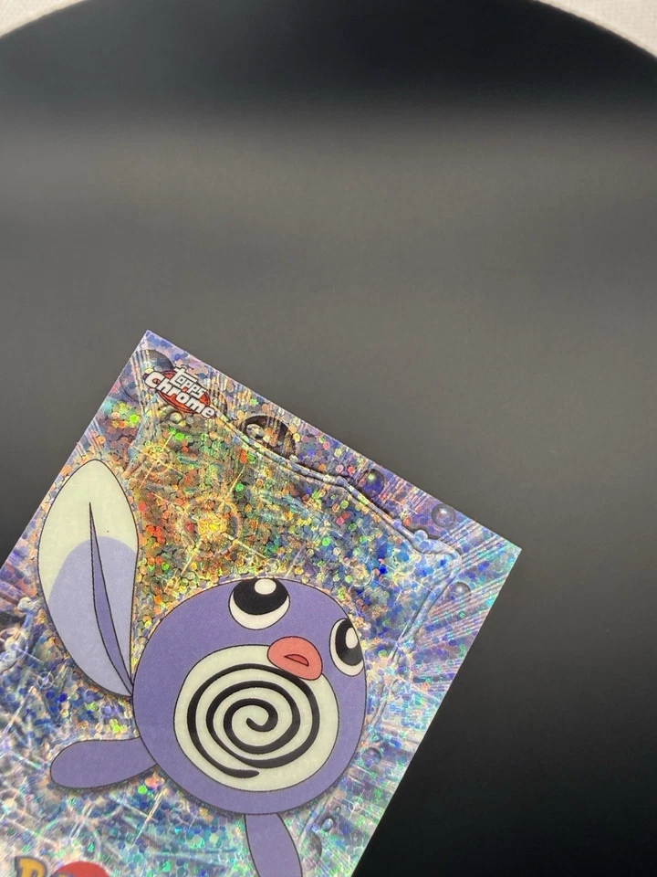 Pokemon Topps Chrome Sparkle Poliwag NEAR MINT Gradeable - Image 3 of 4